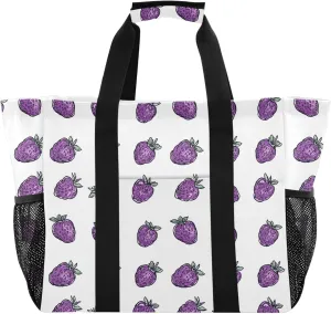 KLL Utility Tote with Handles Foldable With Compartments Car Totes