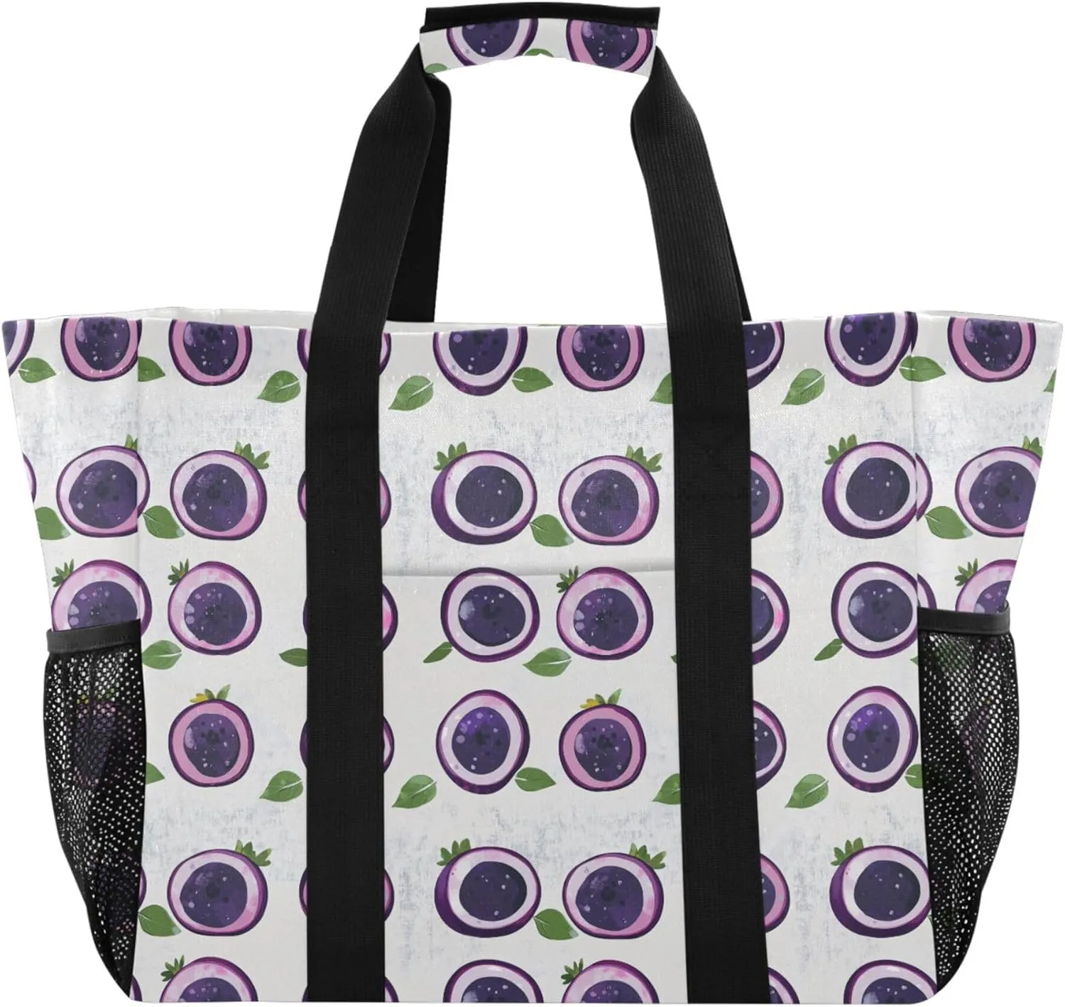 KLL Utility Tote with Handles Foldable With Compartments Car Totes