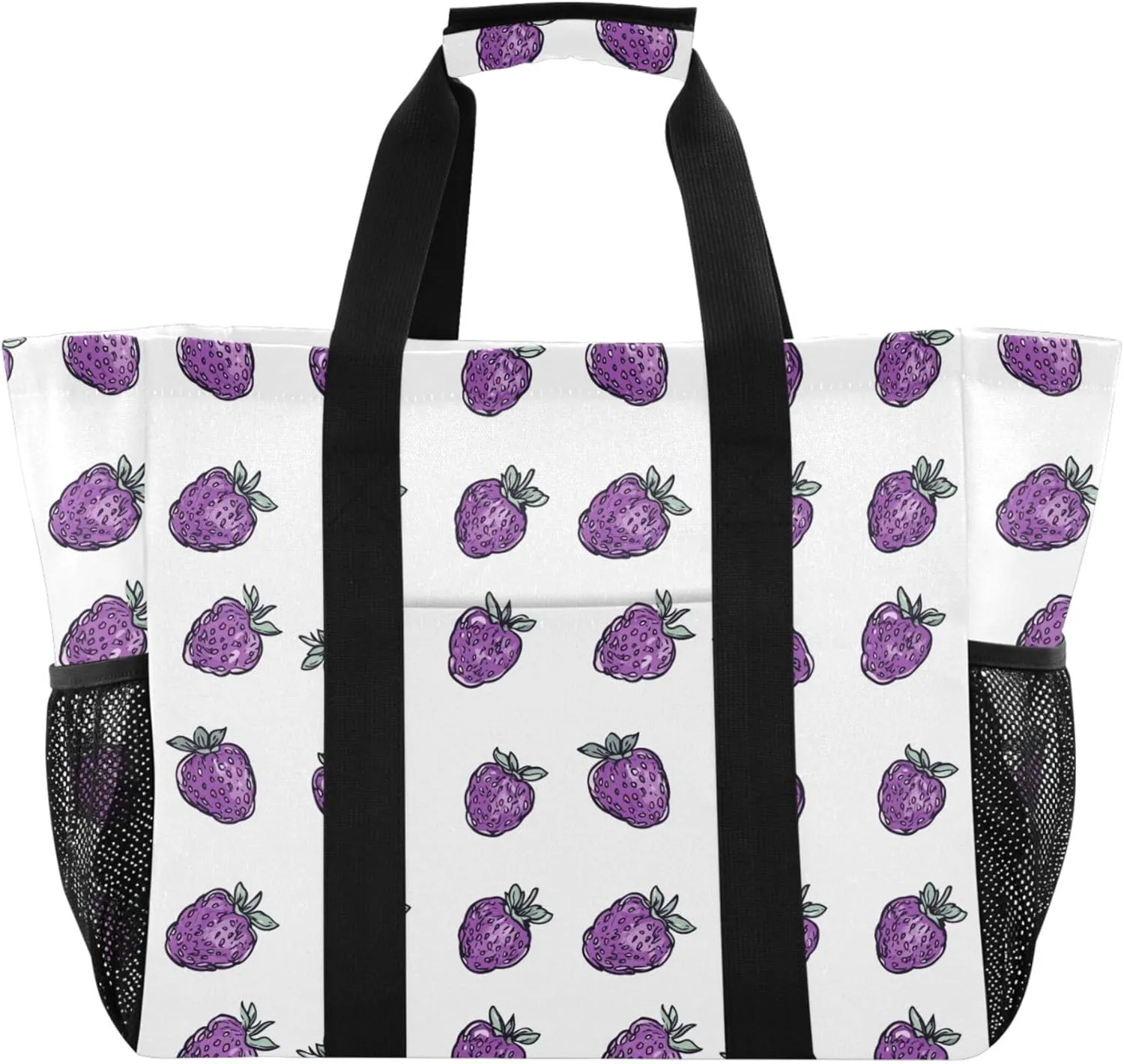 KLL Utility Tote with Handles Foldable With Compartments Car Totes