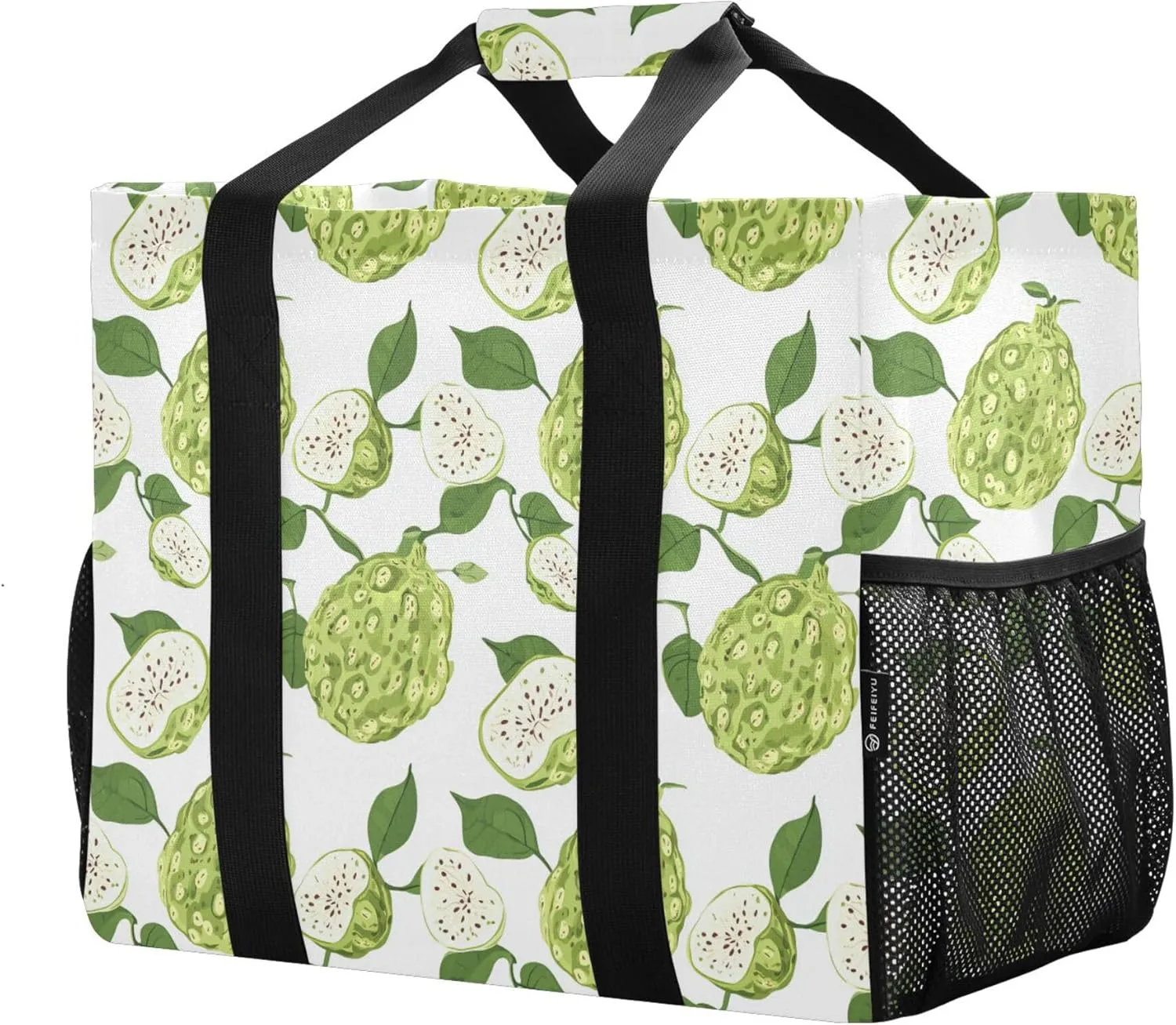 KLL Utility Tote with Handles Foldable With Compartments Car Totes