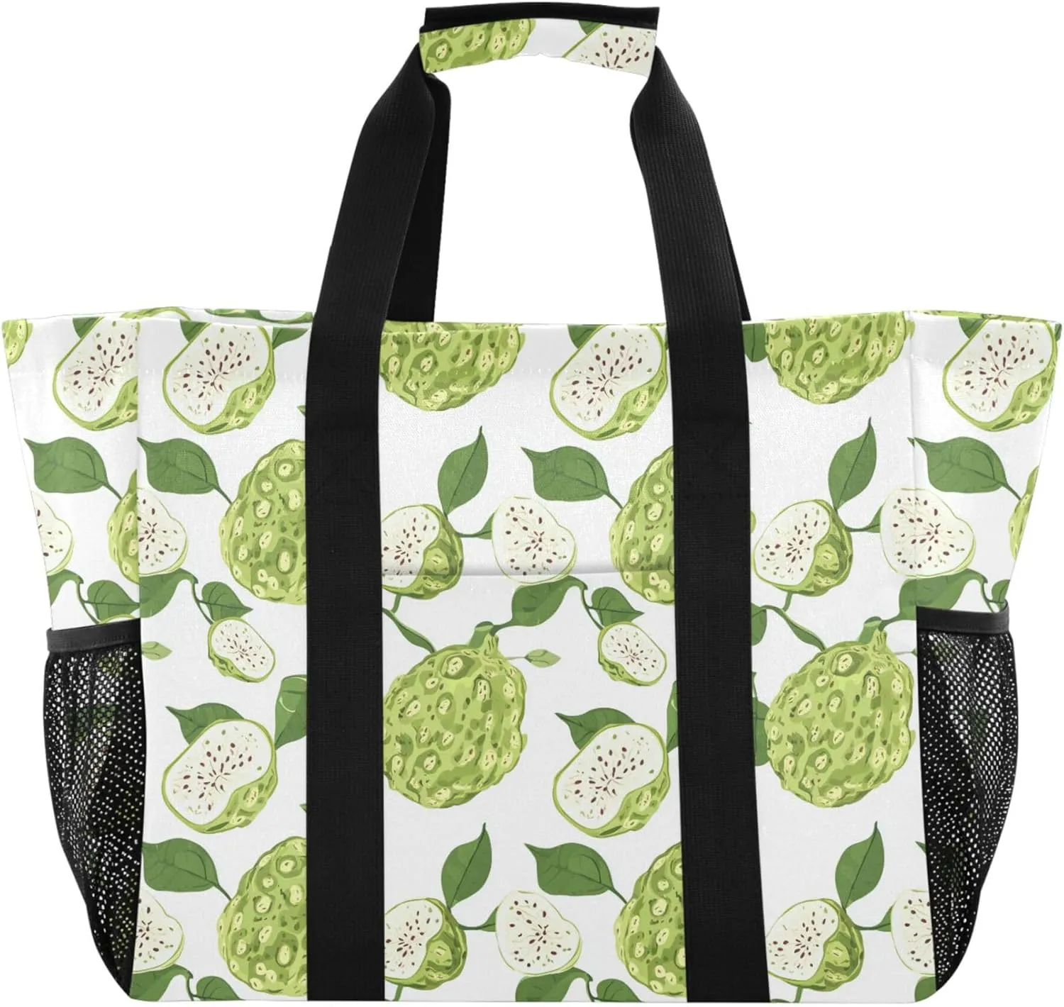 KLL Utility Tote with Handles Foldable With Compartments Car Totes