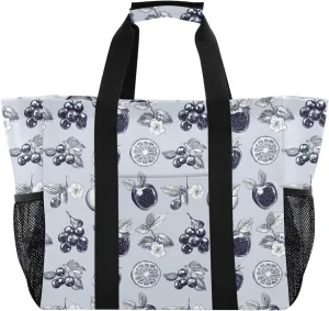KLL Utility Tote with Handles Foldable With Compartments Car Totes