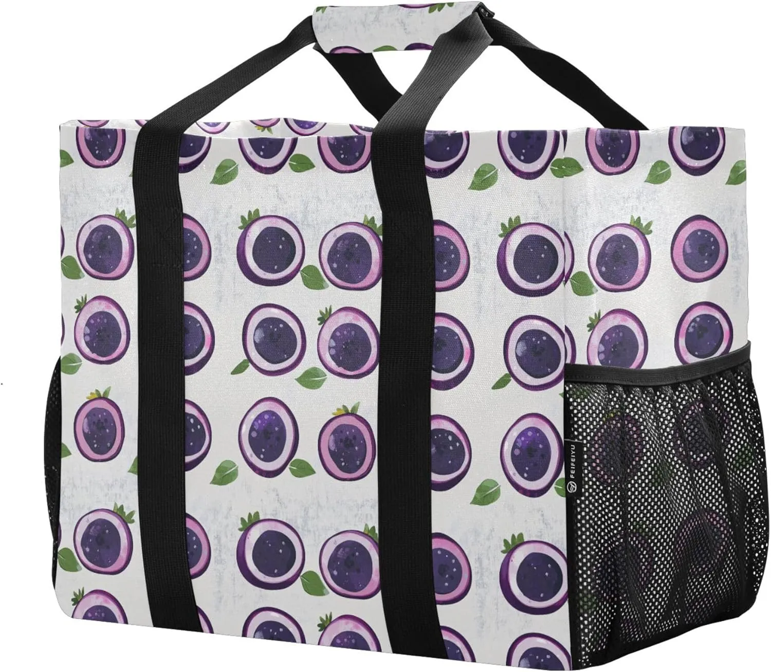 KLL Utility Tote with Handles Foldable With Compartments Car Totes