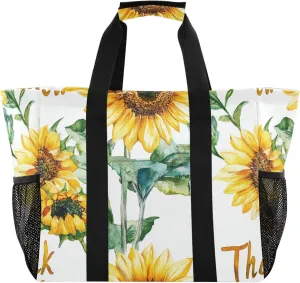KLL Utility Totes with Handles Collapsable Water Resistant Carrier Bags