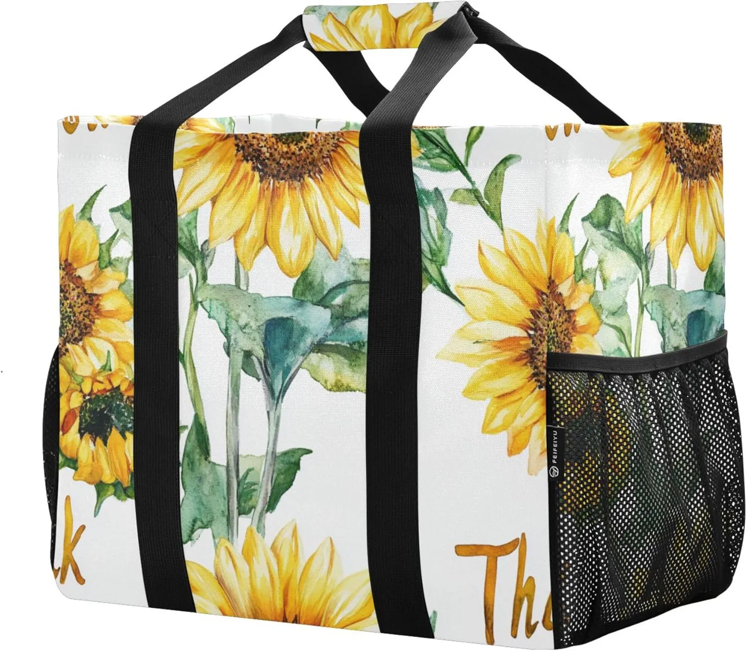 KLL Utility Totes with Handles Collapsable Water Resistant Carrier Bags