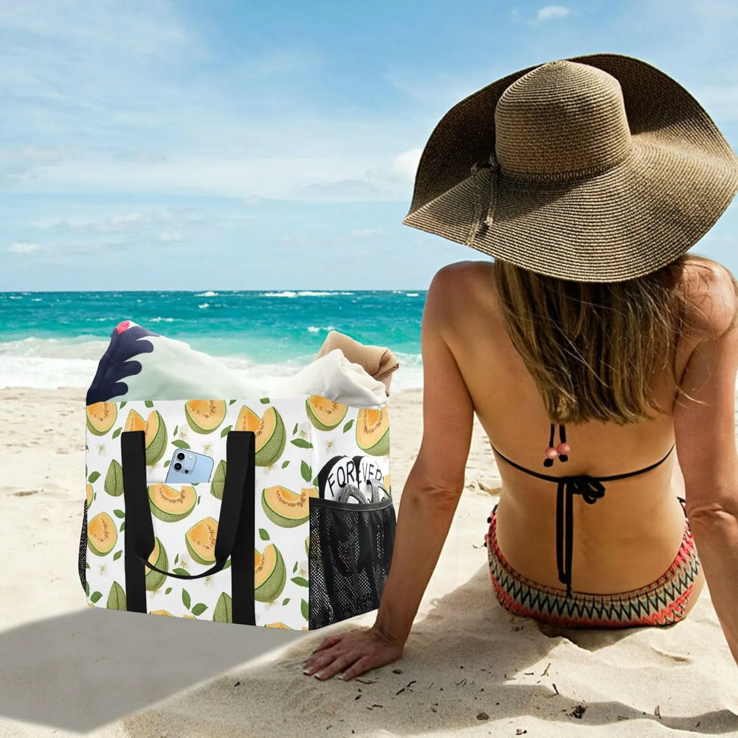 KLL Utility Totes with Handles Collapsable With Compartments Laundry Bag