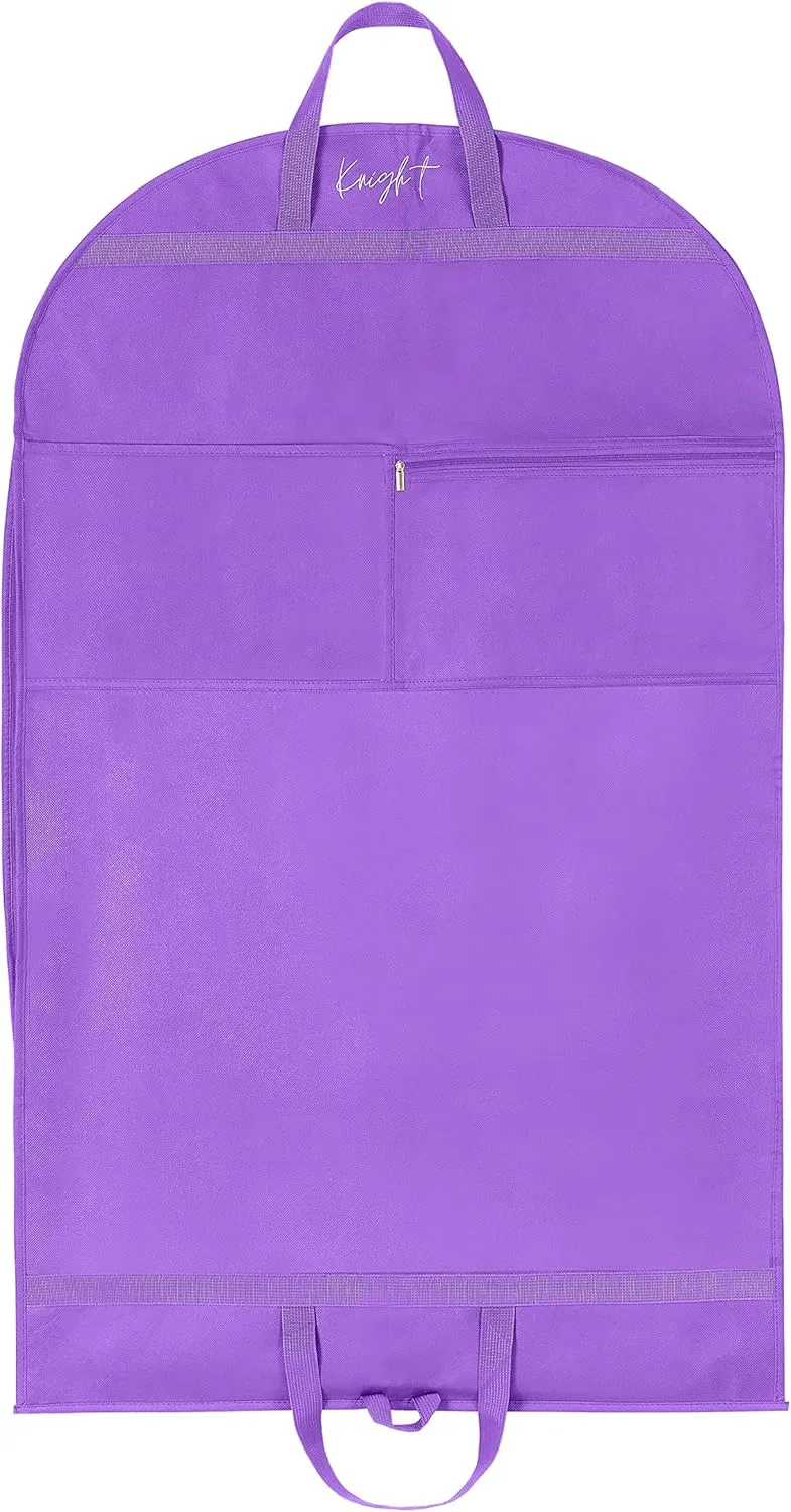 Knight Bag Company- 40 inch Garment Bag with PVC Pouches