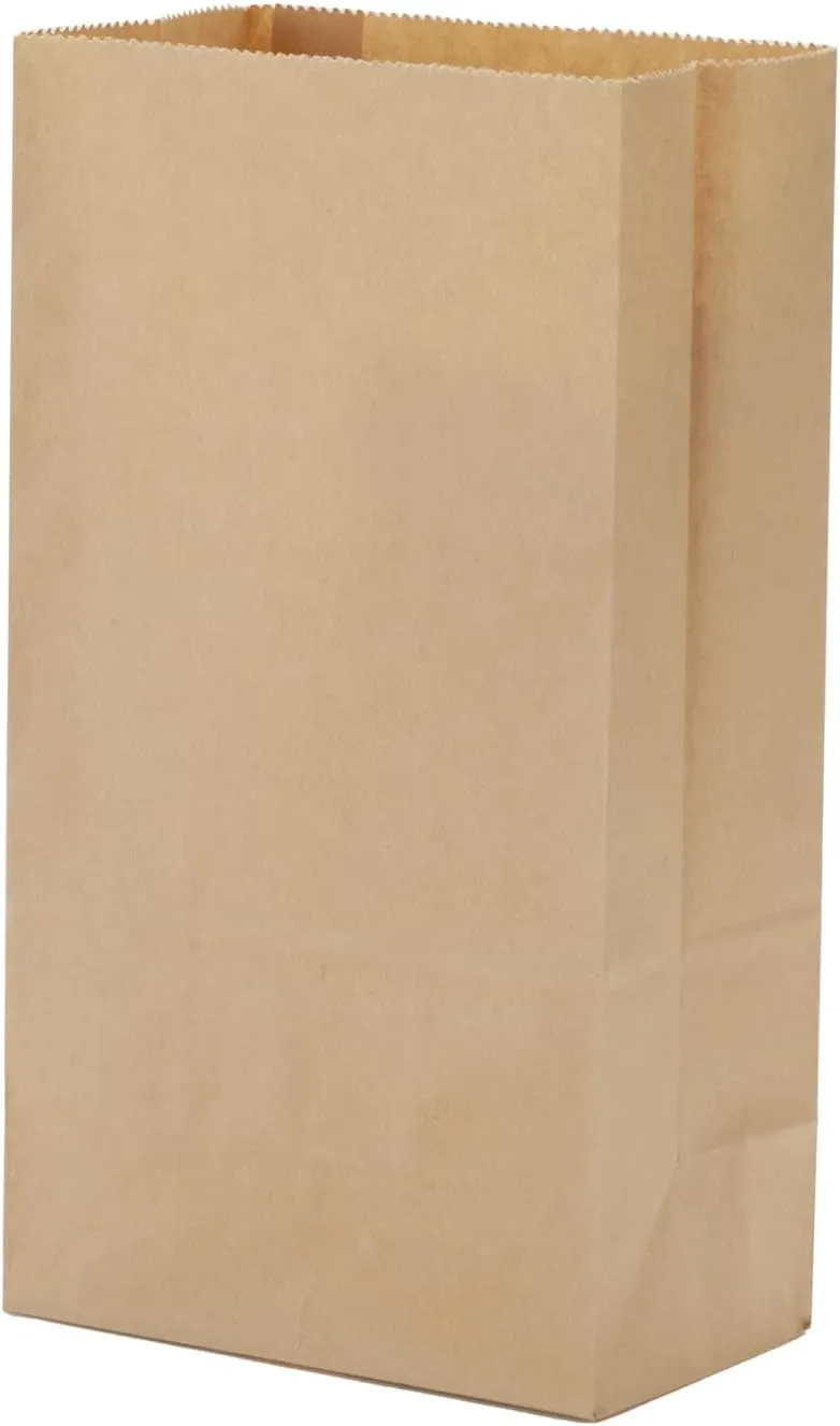 Kraft Brown Paper Bags Mini Size 50 Pcs 3.5 * 2.2 * 7.1 Inches Party Favor Gift Wrapping Bags Bulk