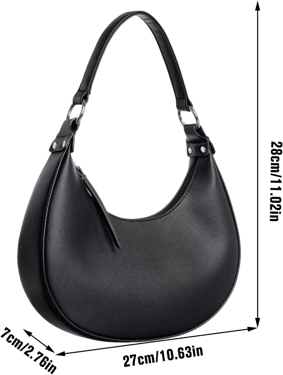 Ladies Shoulder Bags Half Moon Clutch Bag For Women Leather Bag Women's Shoulder Bags