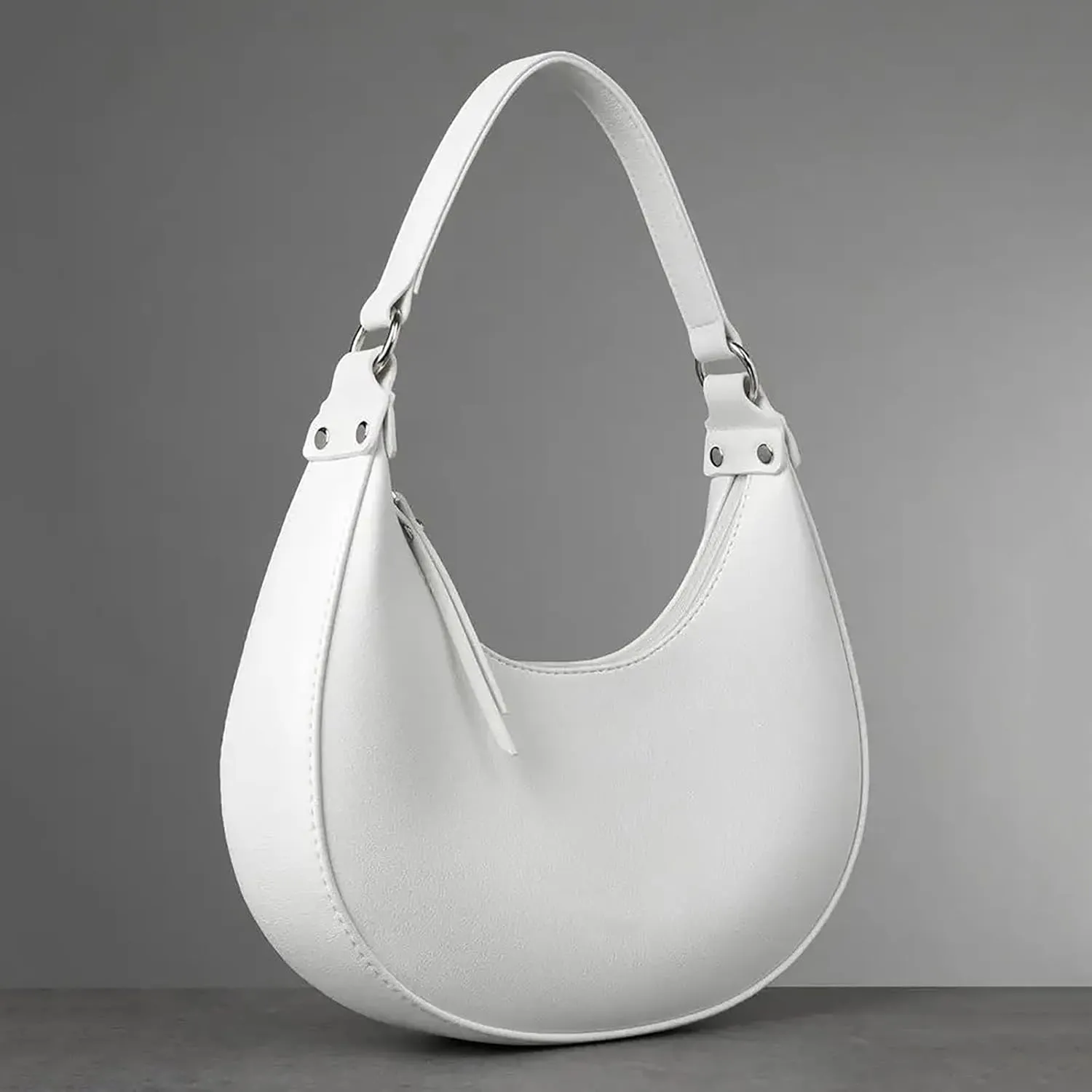 Ladies Shoulder Bags Half Moon Clutch Bag For Women Leather Bag Women's Shoulder Bags