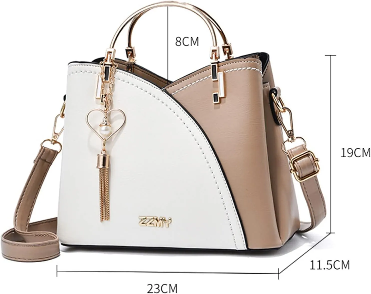 Ladies Soft Pu Leather Shoulder Bags Small Quilted Crossbody Bags for Women Carry Options for Work and Daily Use(D)