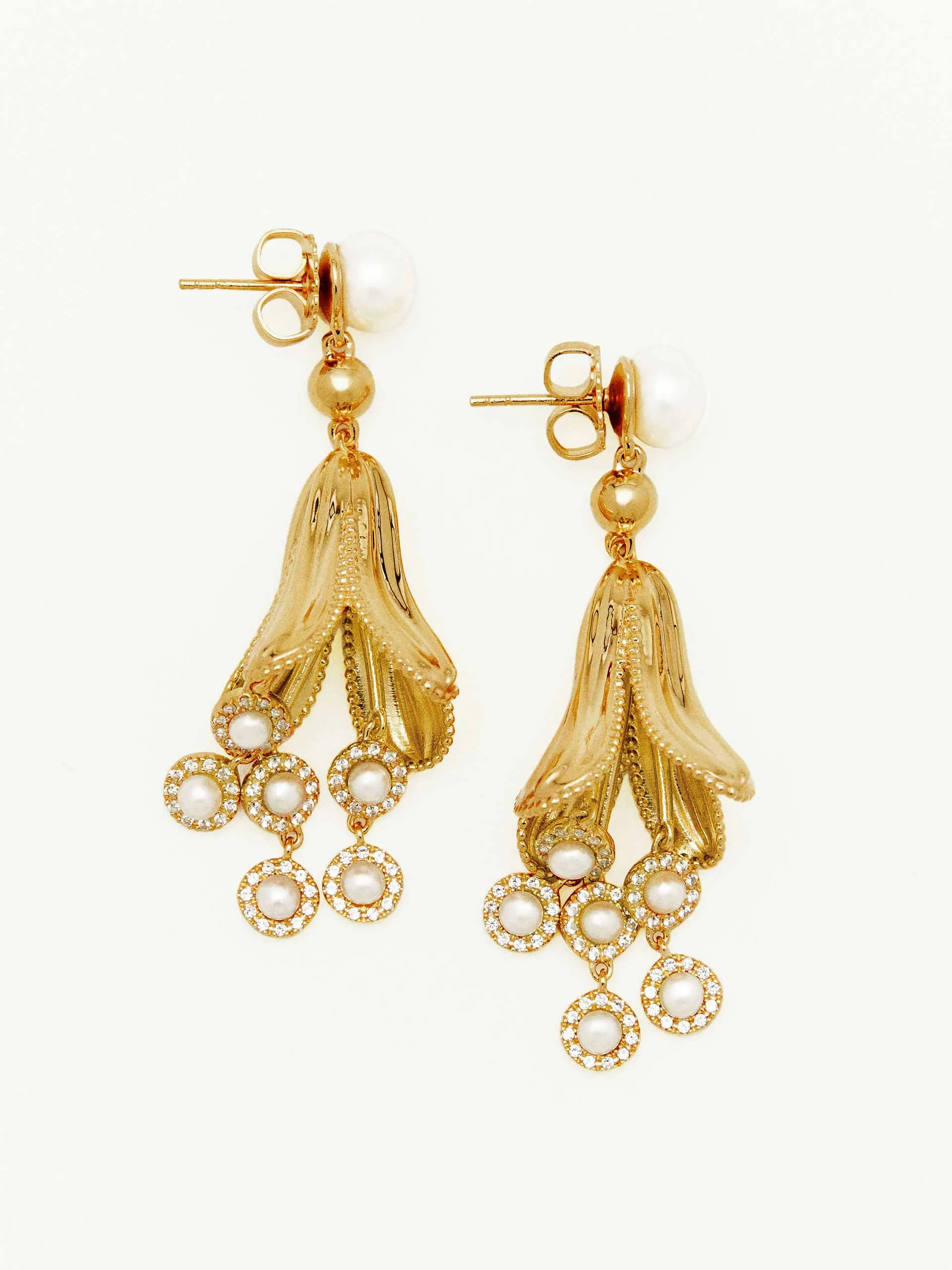 Large hemingway earrings
