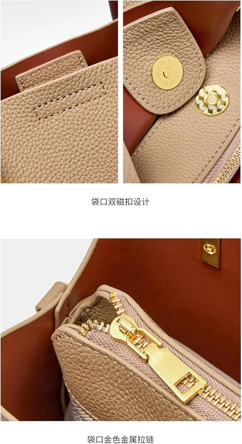 Leather Bucket Bags, Women's Handbags, Crossbody Bags, Cowhide Bags