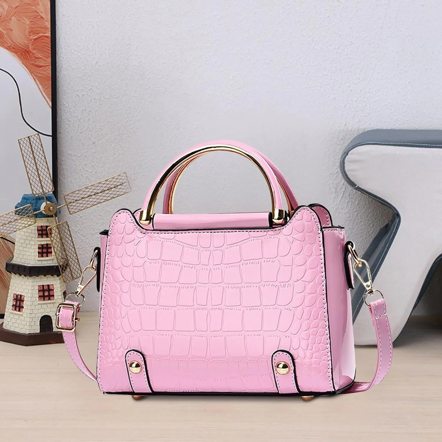 Leather Purses Shoulder Bag Womens Tote Bag Fashion Handbags Purse Satchel Shoulder Bags Leather For Ladies