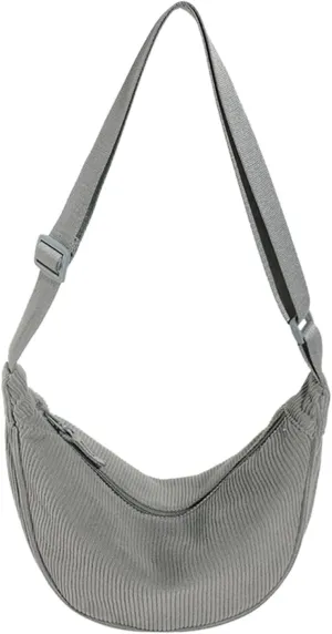 Leather Trendy Purse Women's Fashion Solid Color Cordulet Crossbody Bag Dumpling Bag Lightweight Underarm