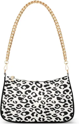 Leopart Print Purse with Zipper, Cute Shoulder Bags
