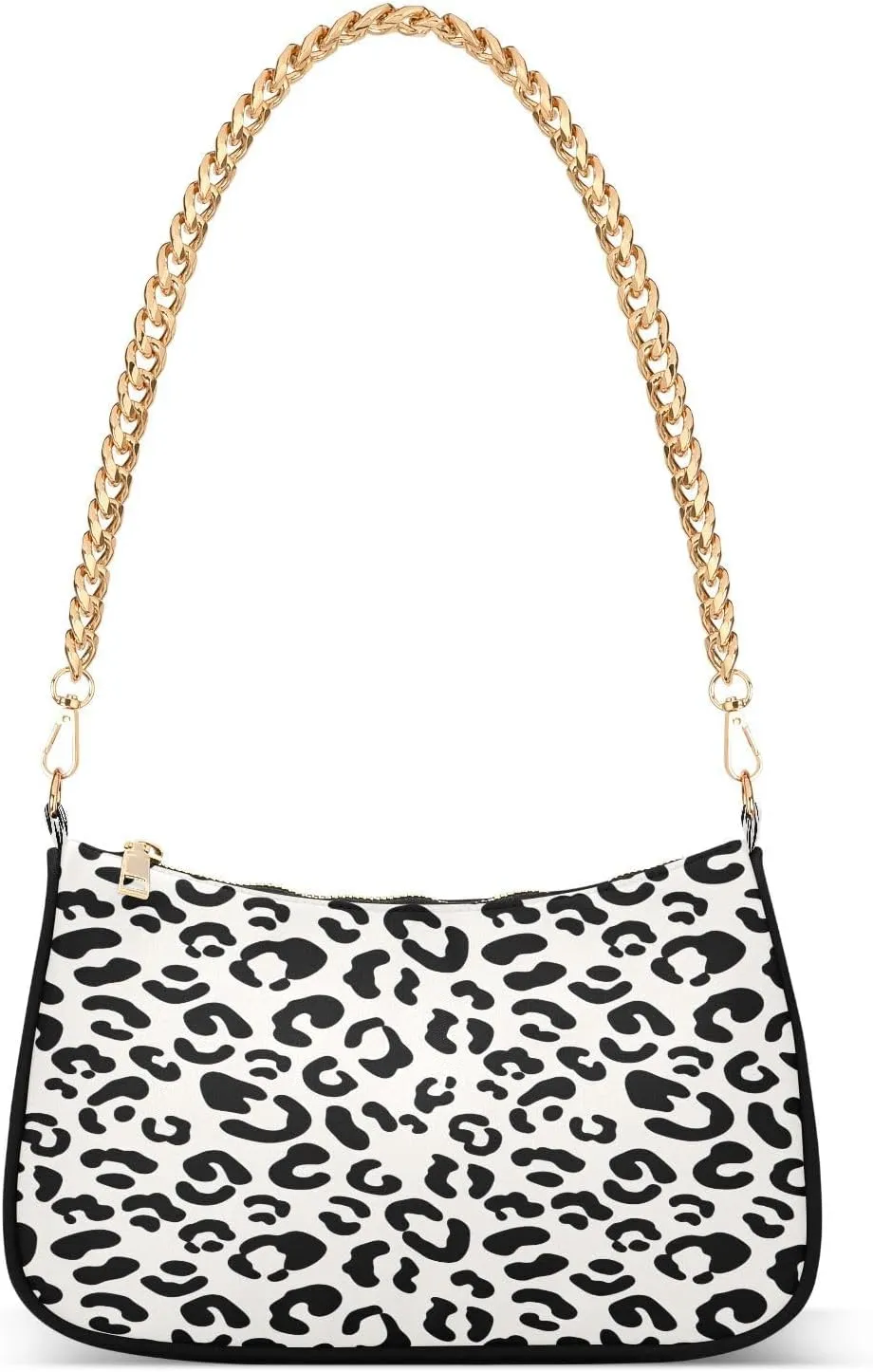 Leopart Print Purse with Zipper, Cute Shoulder Bags