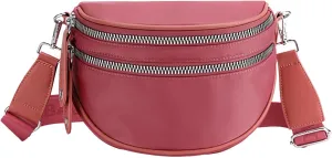 Lightweight Nylon Fabric Women's Bags Fashion Ladies Shoulder Crossbody Bags Casual Shopping Waist Bag (One Size)