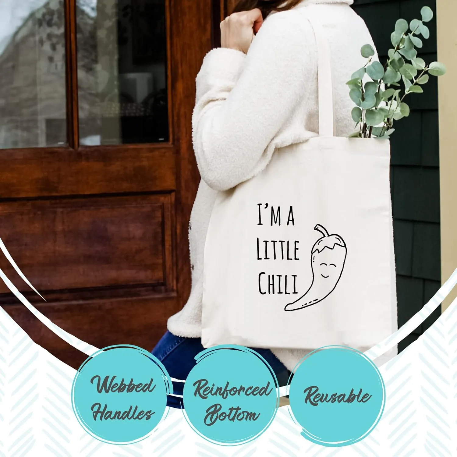 Los Angeles Skyline, Natural Canvas Bag, Screenprinted Tote, Cotton Flour Sack, Original Tote Bag for School & Work, Reusable Shopping Bag