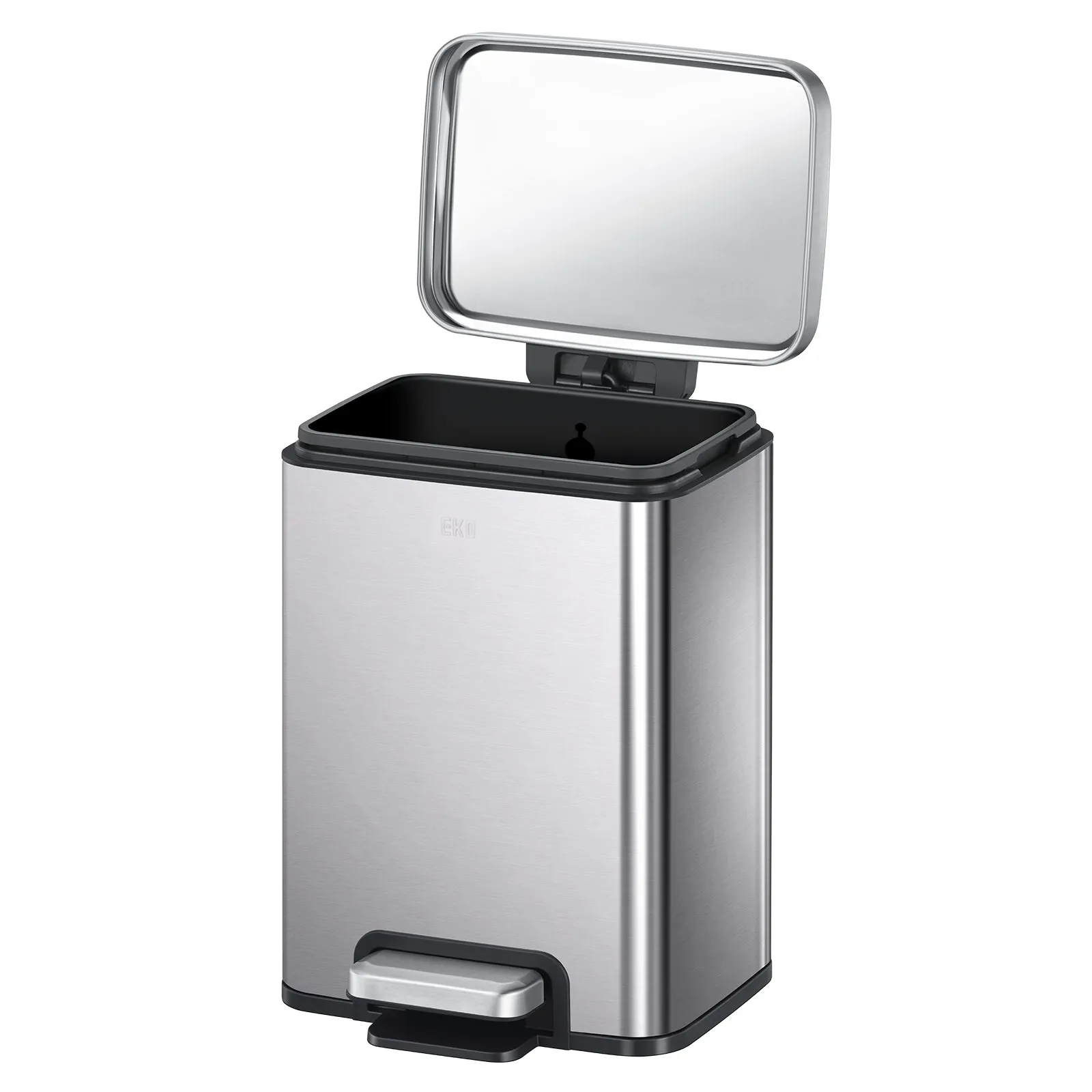 Madison Step Can With Liner - 12L / 3.2 Gal -Stainless Steel
