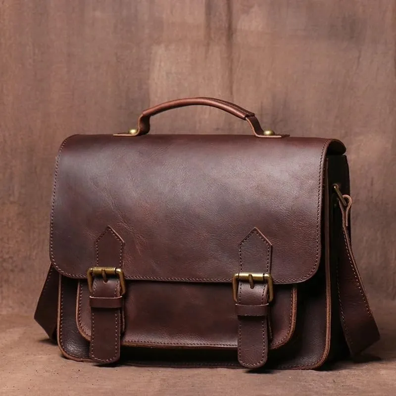 Men's Crossbody Bags, Shoulder Tote Bags, College Style Crossbody Bags, Vintage Tote Bags