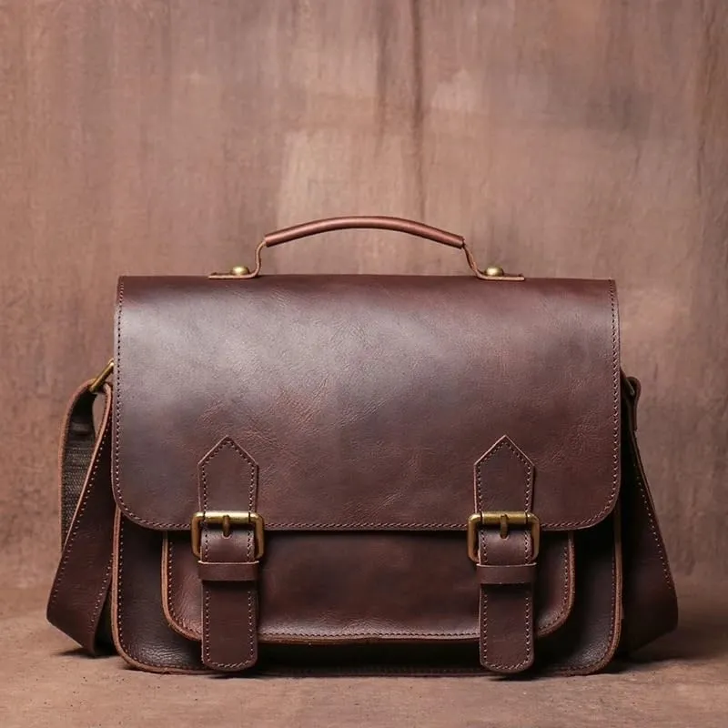 Men's Crossbody Bags, Shoulder Tote Bags, College Style Crossbody Bags, Vintage Tote Bags
