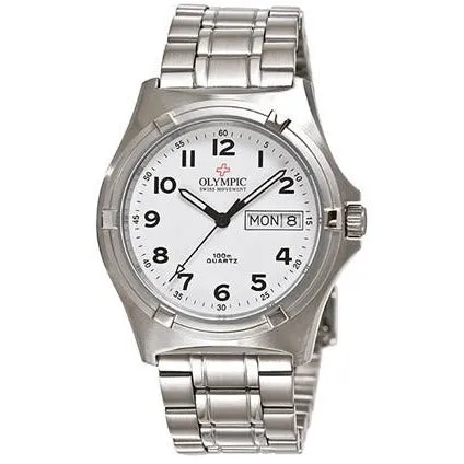 Men's Olympic Work Watch - White-Engineered for Endurance