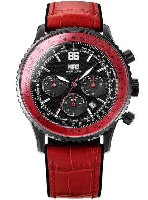 MF GHOST × ANGEL CLOVER COLLABORATION SOLAR CHRONOGRAPH WATCH LIMITED EDITION JAPAN MOV'T