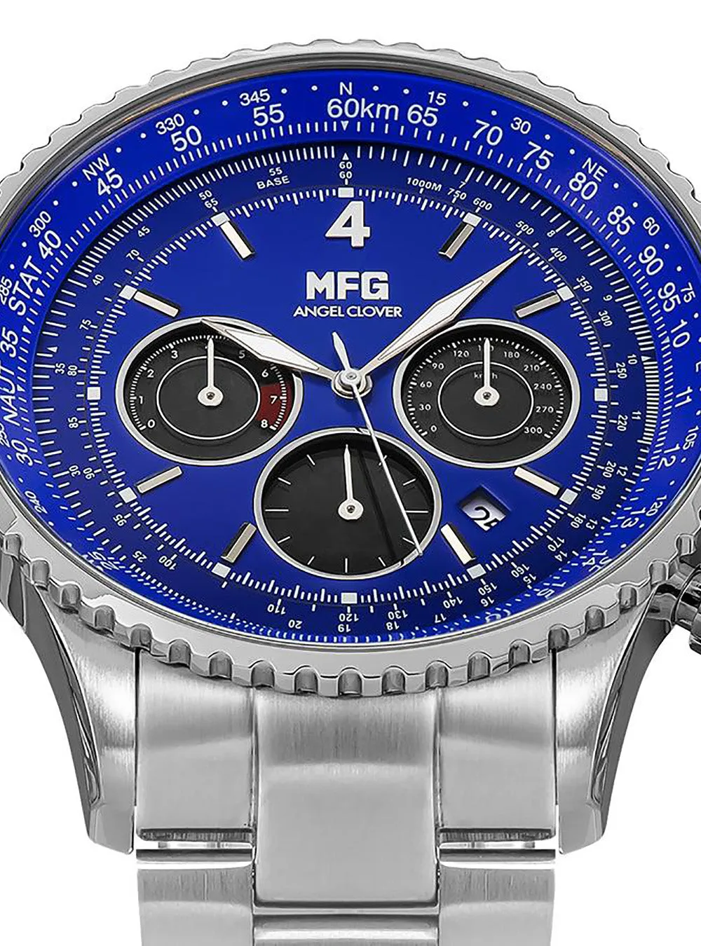 MF GHOST × ANGEL CLOVER COLLABORATION SOLAR CHRONOGRAPH WATCH LIMITED EDITION JAPAN MOV'T