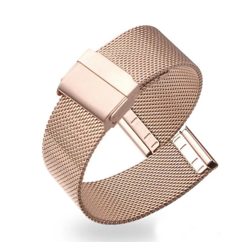 Milanese Stainless Steel Watch Straps compatible with Garmin Lily 2