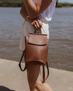 Mini Kim Backpack | Chestnut