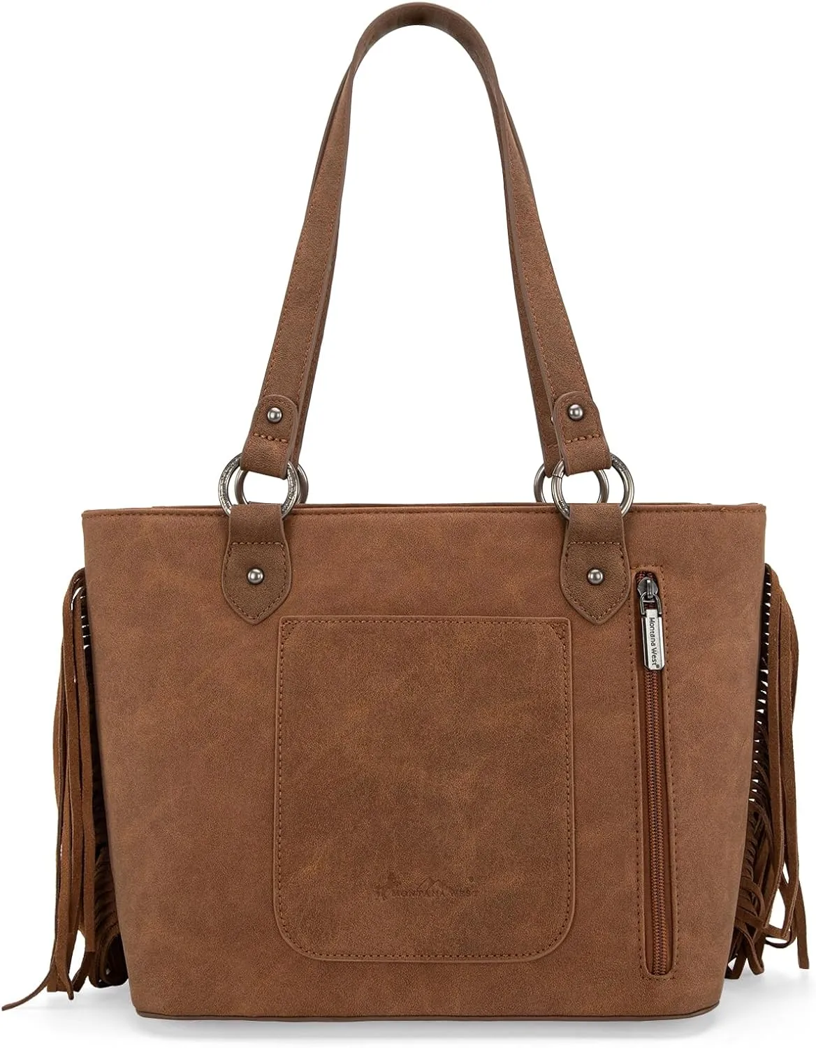 Montana West Aztec Tote Bag for Women Embroidered Western Shoulder Purse and Wallet Set