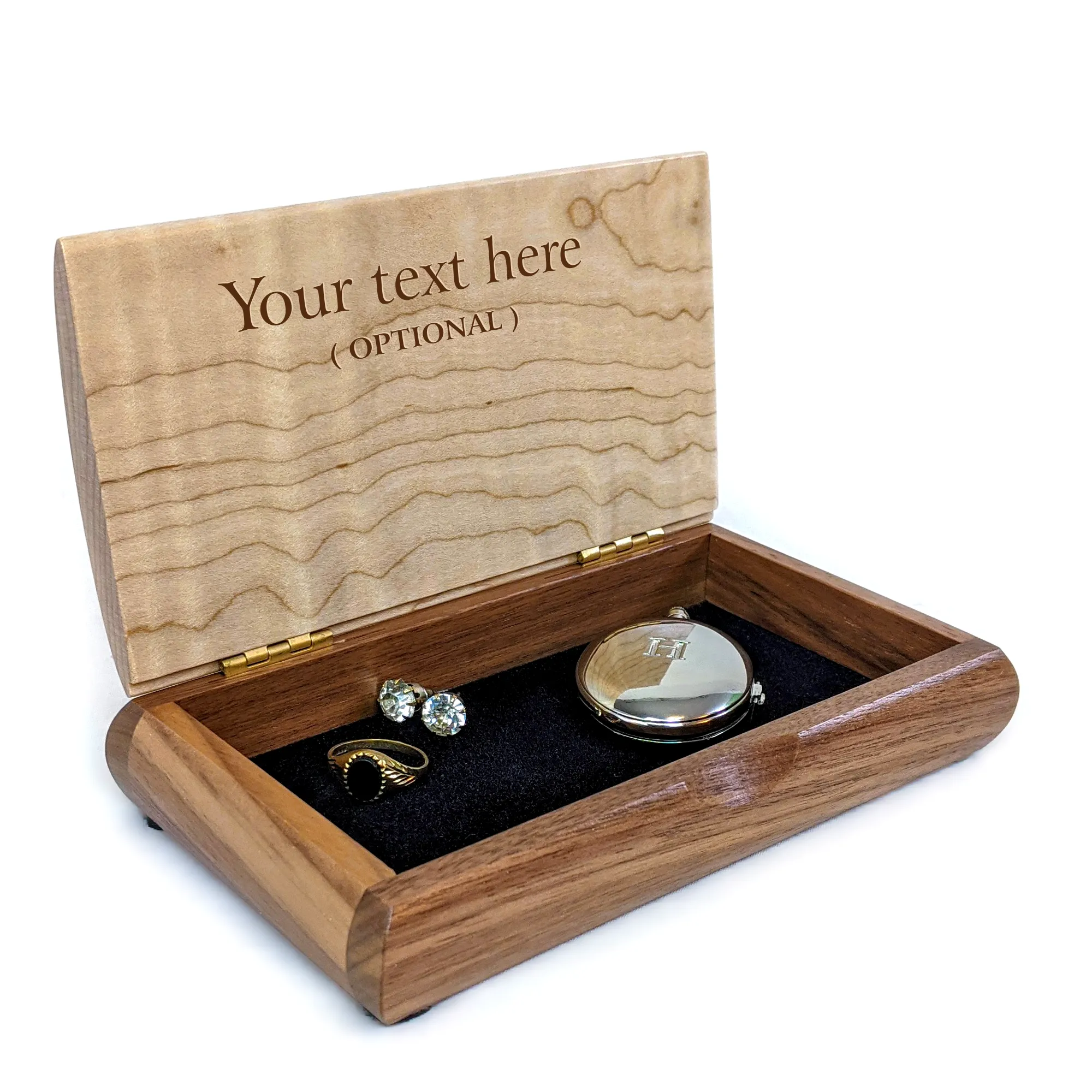 Mother's Day Gift - Handmade Wooden Keepsake Box (A mother is she...)