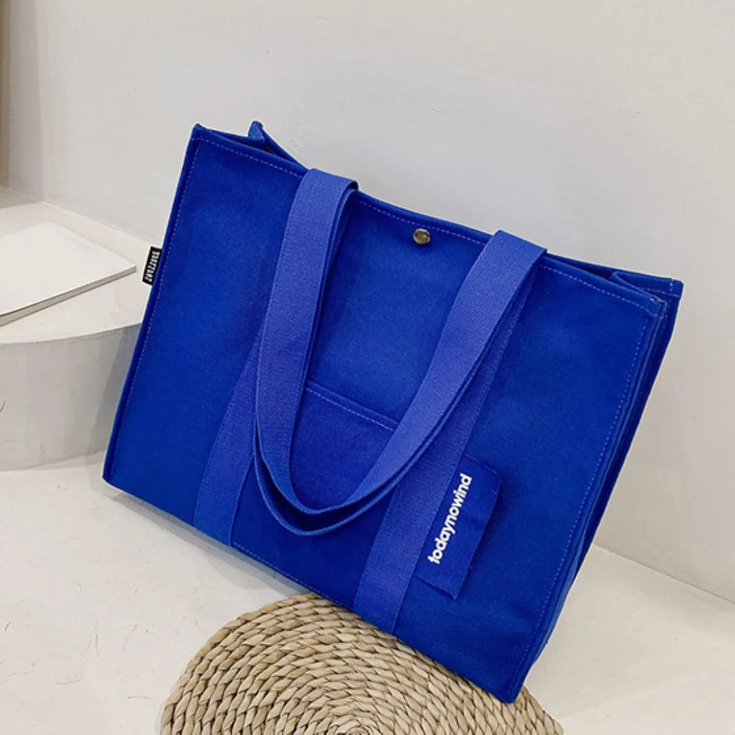 Multi Pocket Shoulder Bags for Woman Fashion Versatile Satchel Purses with Multi Zipper Pocket Fashion Beach Bag