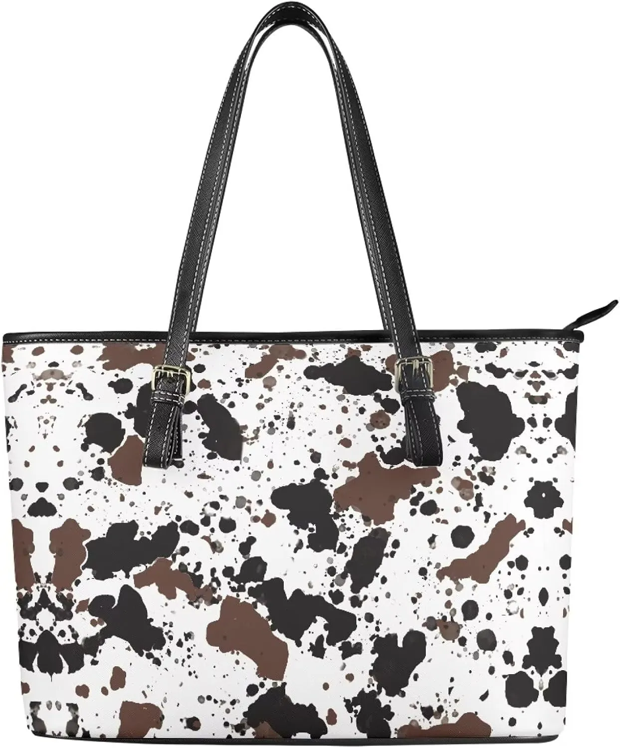 Mumeson Women's Soft Leather Tote Shoulder Bags Portable Shoulder Handbag Top Handle Shoulder Bags