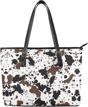Mumeson Women's Soft Leather Tote Shoulder Bags Portable Shoulder Handbag Top Handle Shoulder Bags