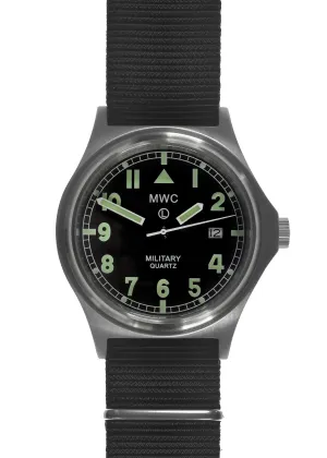 MWC G10 50m (165ft) Water Resistant NATO Pattern Military Watch with Satin Case Finish, Fixed Strap Bars and 60 Month Battery Life