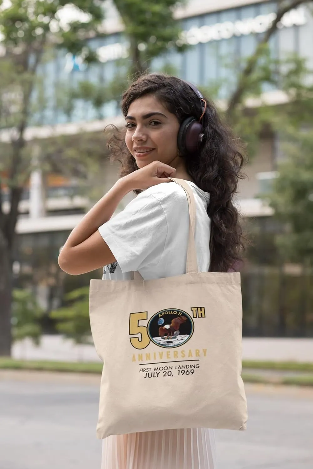 NASA Apollo 11 Moon Landing 50th Canvas Tote Bag