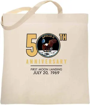 NASA Apollo 11 Moon Landing 50th Canvas Tote Bag
