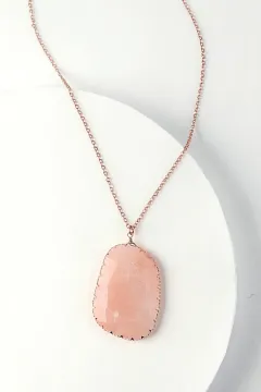 Natural Stone Pendant Necklace