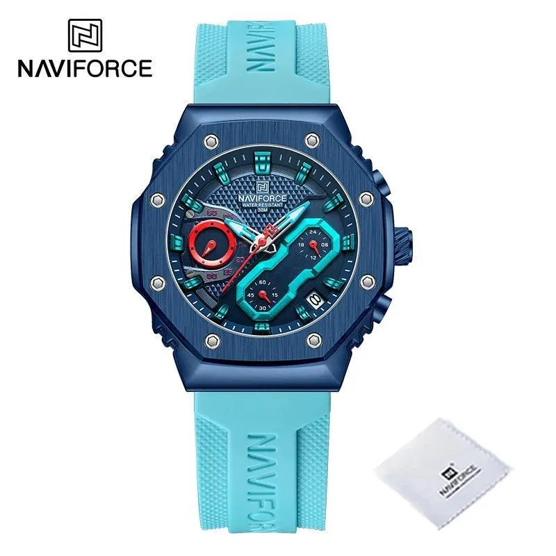 NAVIFORCE Stylish Sports Chronograph Watches: Couple Timepieces for Active Lifestyle
