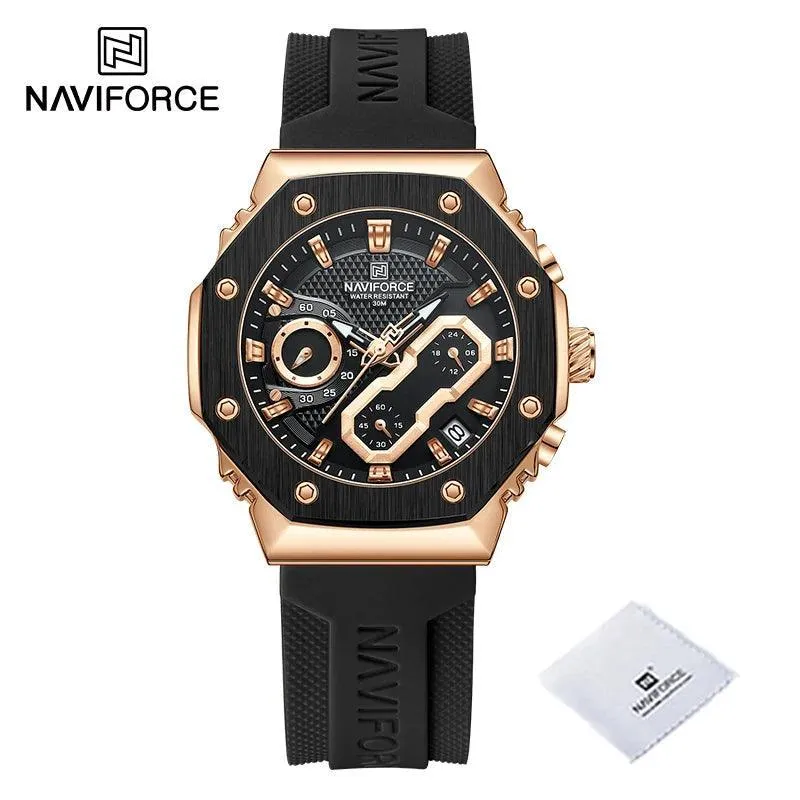 NAVIFORCE Stylish Sports Chronograph Watches: Couple Timepieces for Active Lifestyle