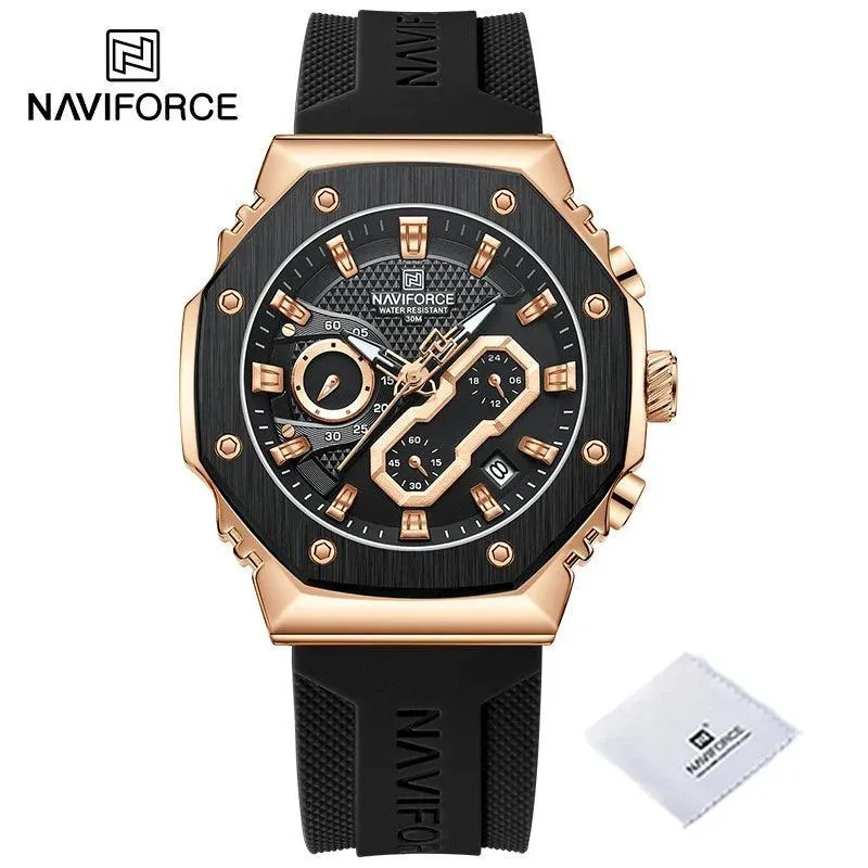 NAVIFORCE Stylish Sports Chronograph Watches: Couple Timepieces for Active Lifestyle