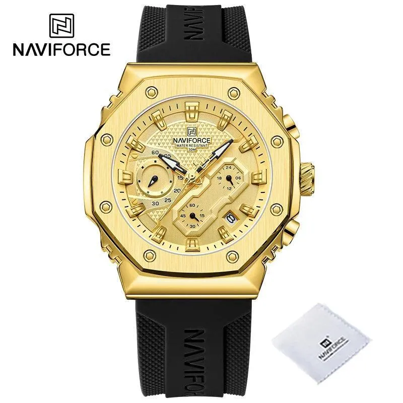 NAVIFORCE Stylish Sports Chronograph Watches: Couple Timepieces for Active Lifestyle