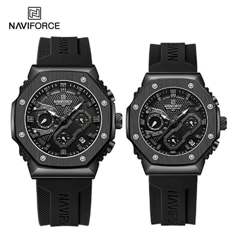 NAVIFORCE Stylish Sports Chronograph Watches: Couple Timepieces for Active Lifestyle