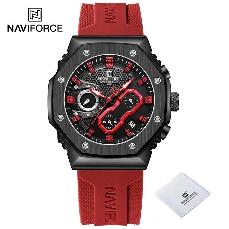 NAVIFORCE Stylish Sports Chronograph Watches: Couple Timepieces for Active Lifestyle