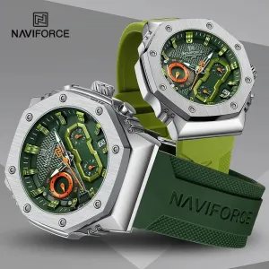 NAVIFORCE Stylish Sports Chronograph Watches: Couple Timepieces for Active Lifestyle