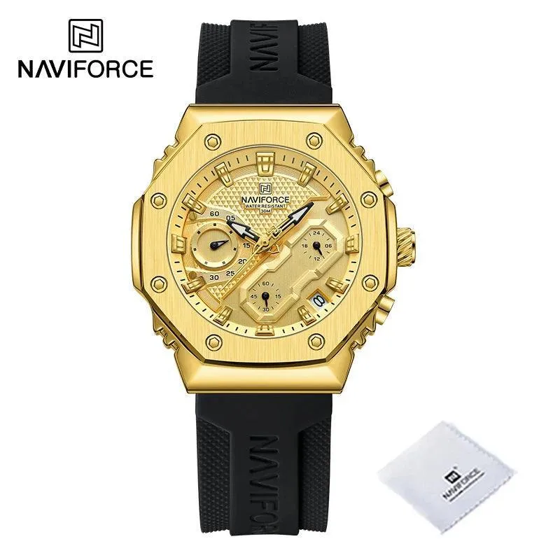 NAVIFORCE Stylish Sports Chronograph Watches: Couple Timepieces for Active Lifestyle