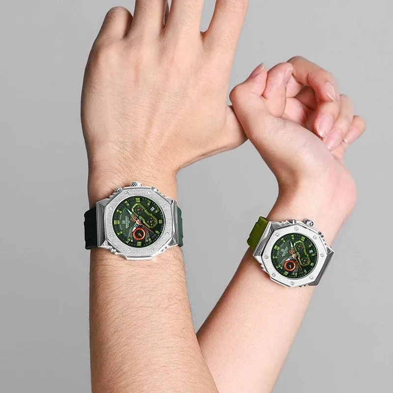 NAVIFORCE Stylish Sports Chronograph Watches: Couple Timepieces for Active Lifestyle