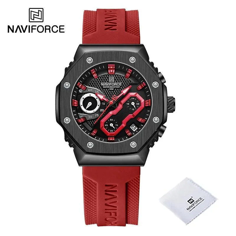 NAVIFORCE Stylish Sports Chronograph Watches: Couple Timepieces for Active Lifestyle